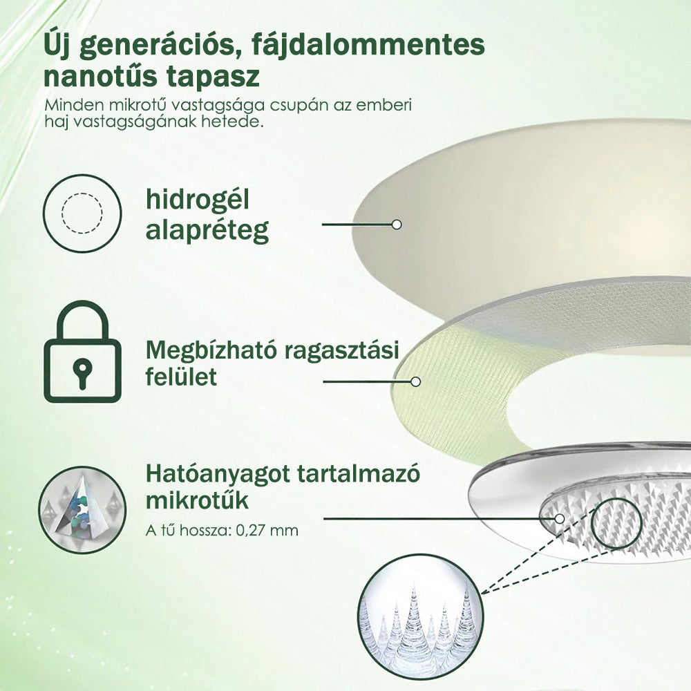 🔥GFOUK® 𝐁𝐞𝐫𝐛𝐞𝐫𝐢𝐧 · Vadgesztenye × NAD+ 10 az 1-ben Fejlett Nano Tűs Tapasz — 🍃 Naponta egyszer, 7 nap alatt látható eredmények (elhízás, laza bőr, cukorbetegség, alvási apnoe, ízületi problémák és más)🔥