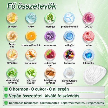 🔥GFOUK® 𝐁𝐞𝐫𝐛𝐞𝐫𝐢𝐧 · Vadgesztenye × NAD+ 10 az 1-ben Fejlett Nano Tűs Tapasz — 🍃 Naponta egyszer, 7 nap alatt látható eredmények (elhízás, laza bőr, cukorbetegség, alvási apnoe, ízületi problémák és más)🔥