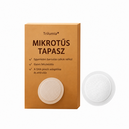 🔥🔥Akár 70% KEDVEZMÉNY a Trilumia® SunFree barnító tapaszra 🤎 Aranyló barnaság UV-sugarak nélkül 🌟 Természetes ragyogás akár 14 napig