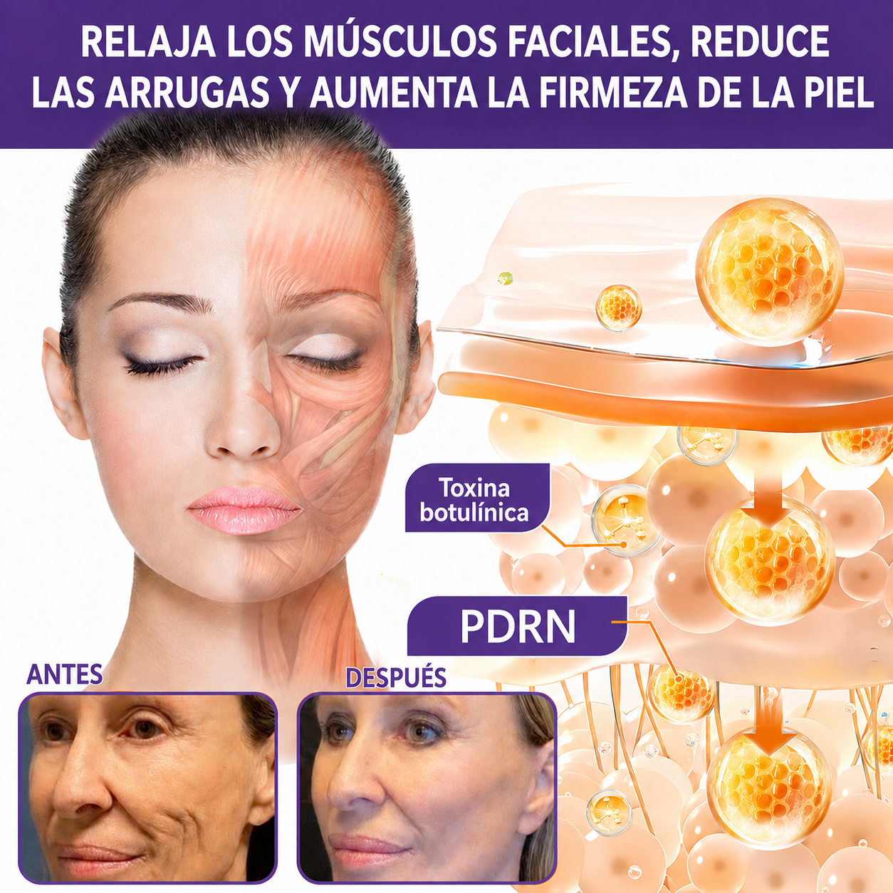 🔥🔥Versión mejorada con nuevo envase 2026丨⚡️ROLIMEY® PDRN crema roll-on multipeptídica para reafirmar, regenerar y suavizar la piel